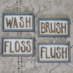 Hobby Lobby Table Decor with Brown and White Accents